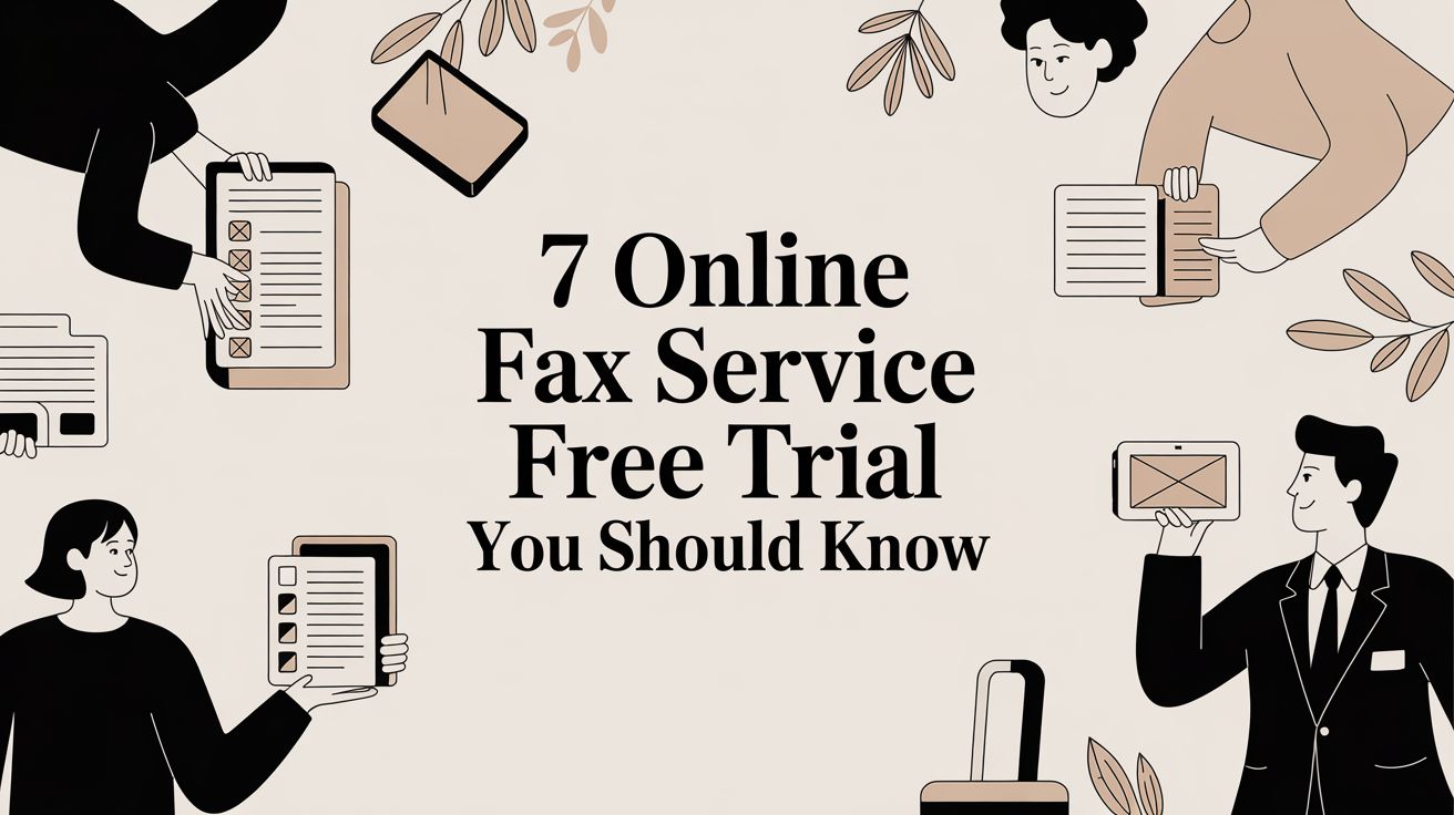 7 Online fax service free trial You Should Know