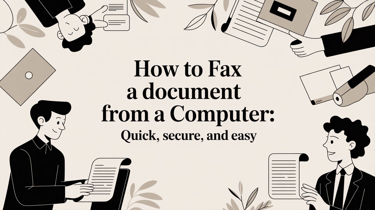 How to fax a document from a computer: Quick, secure, and easy