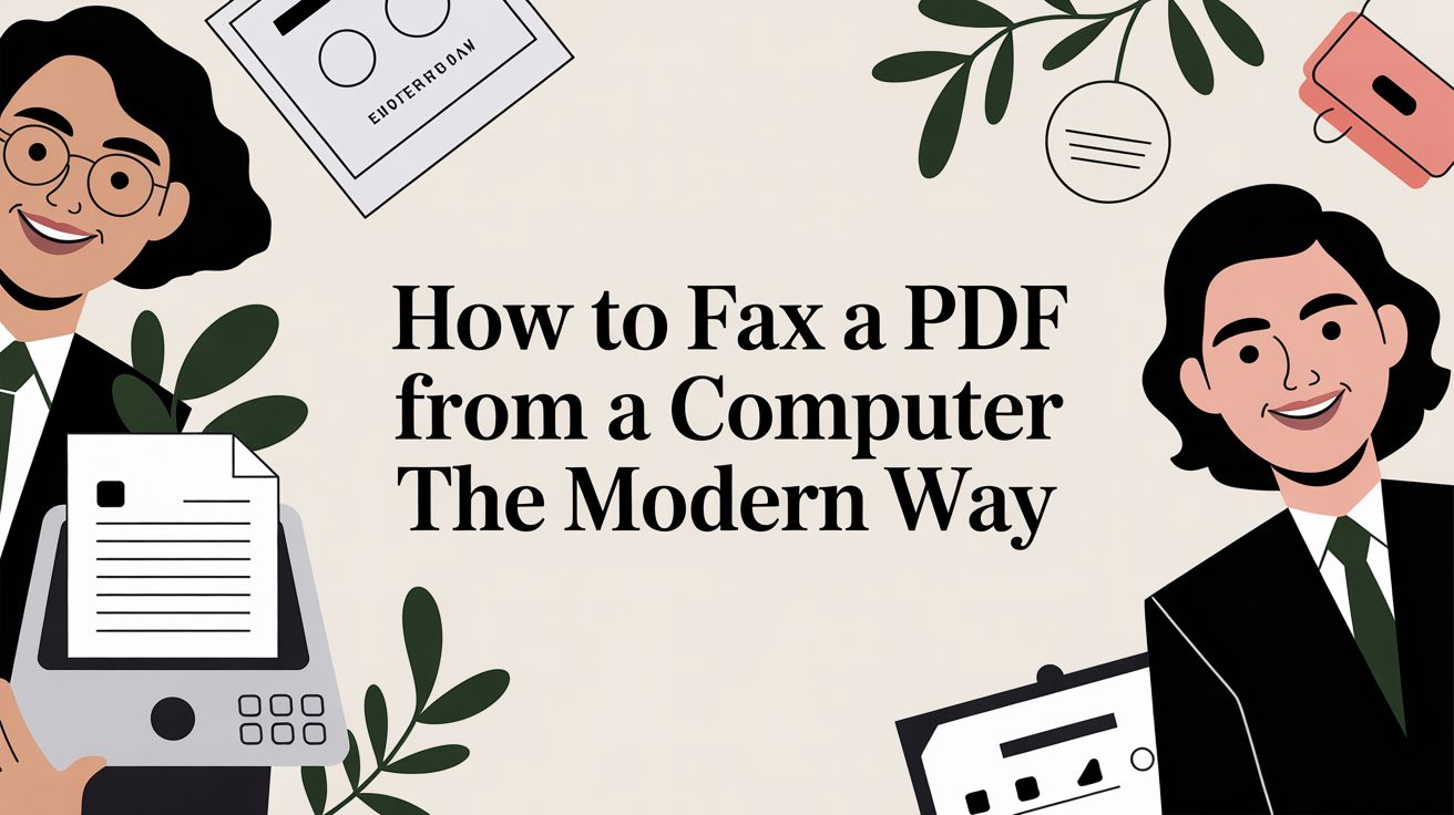 How to Fax a PDF from a Computer The Modern Way