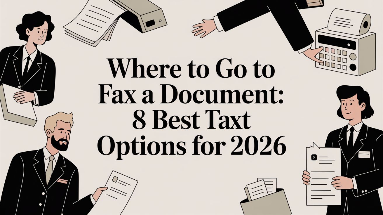 Where to Go to Fax a Document: 8 Best Options for 2026