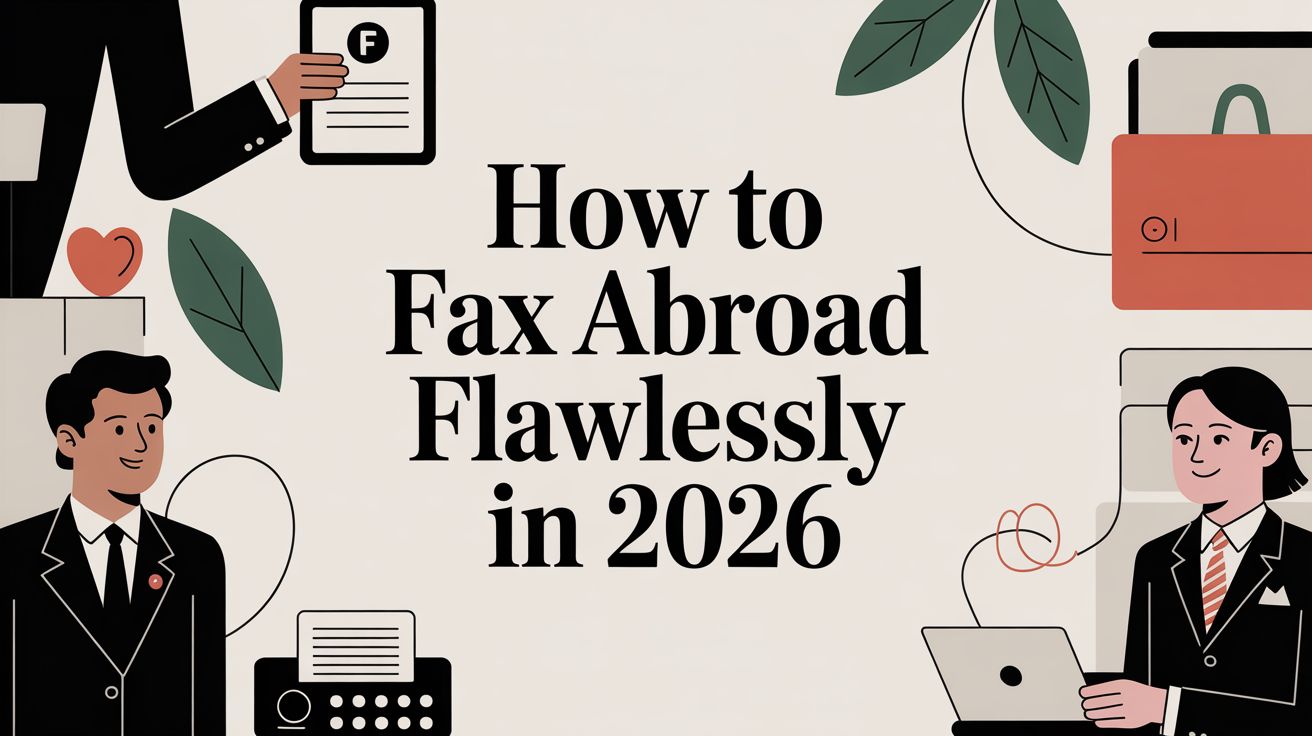 How to Fax Abroad Flawlessly in 2026