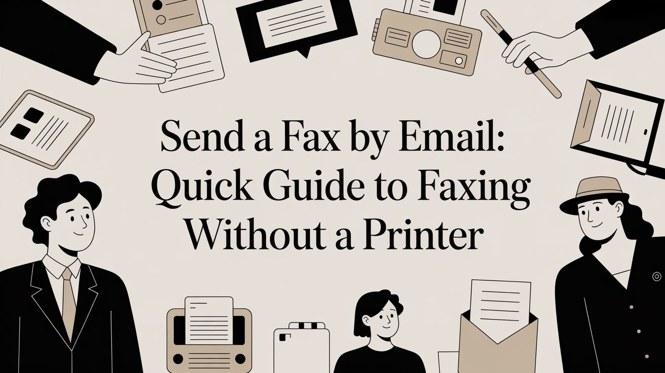 Send a fax by email: Quick Guide to Faxing Without a Printer