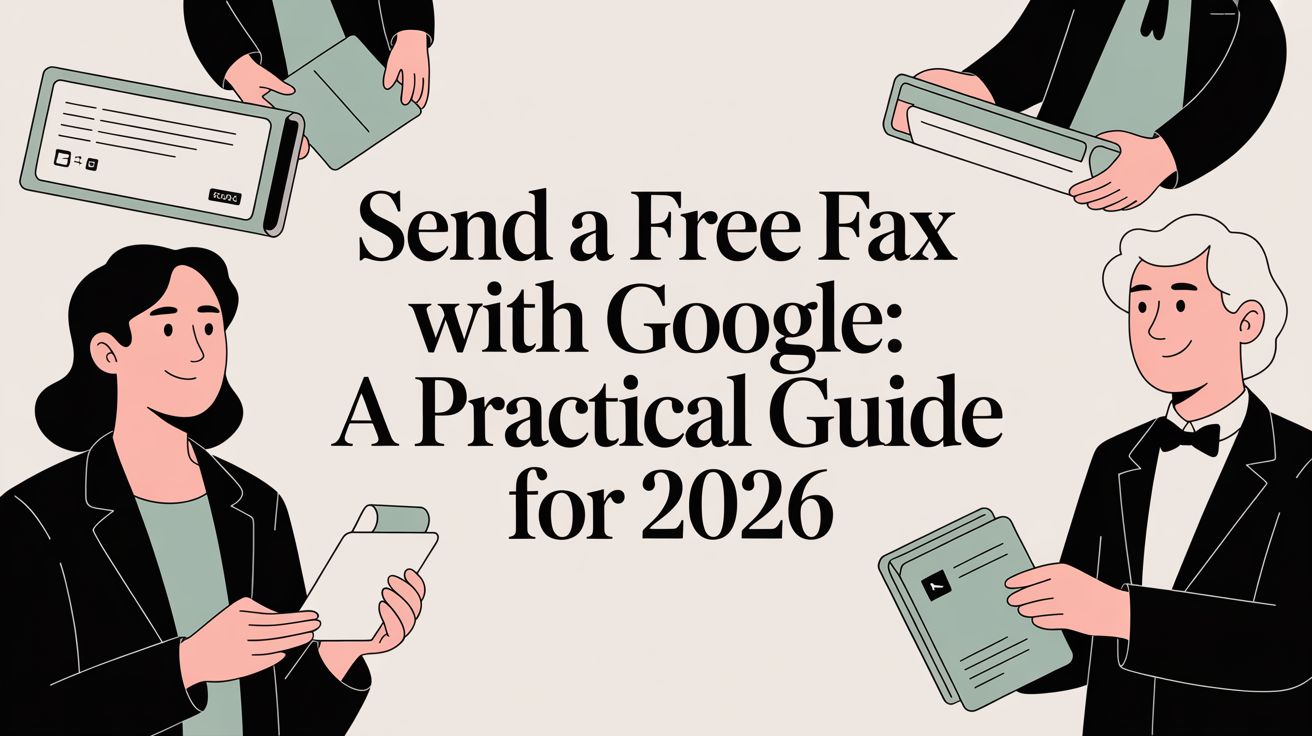 Send a Free Fax with Google A Practical Guide for 2026