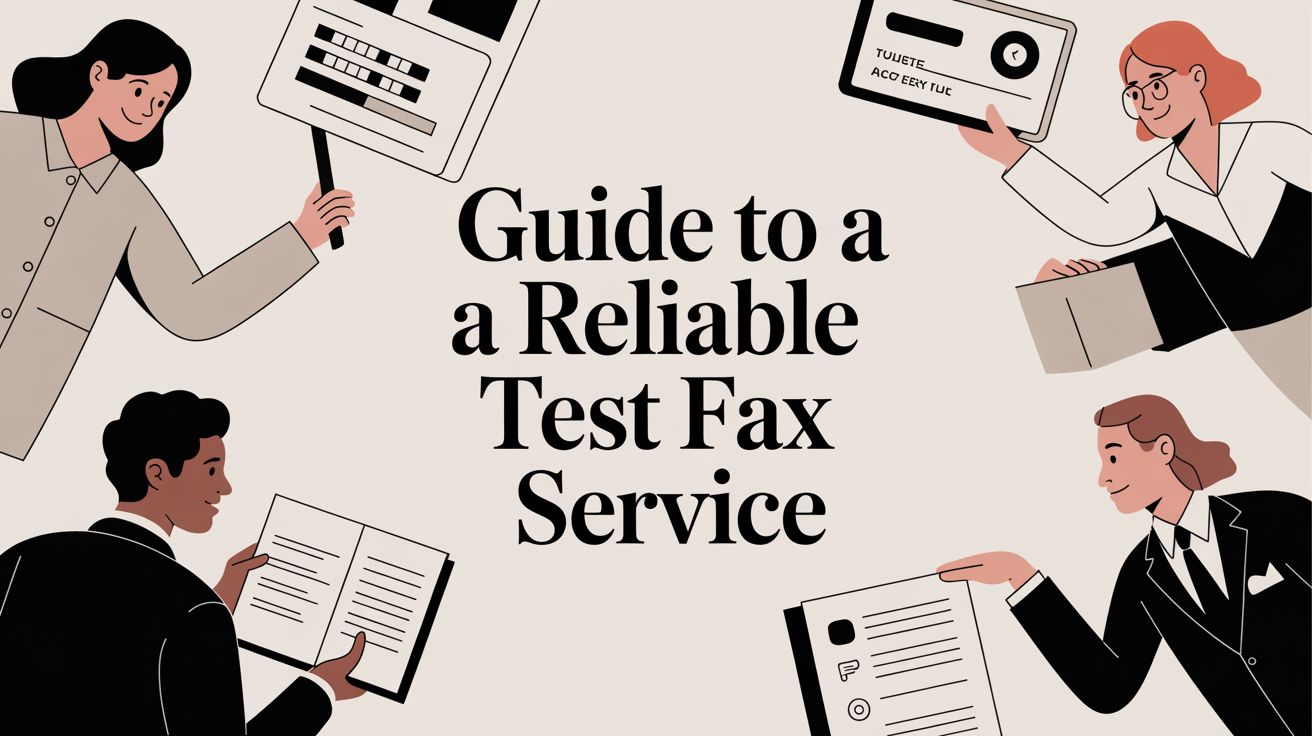 Guide to a Reliable Test Fax Service
