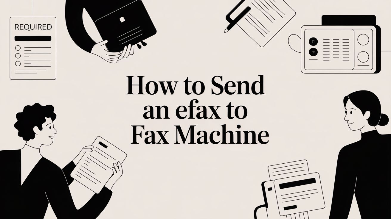 How to Send an eFax to Fax Machine