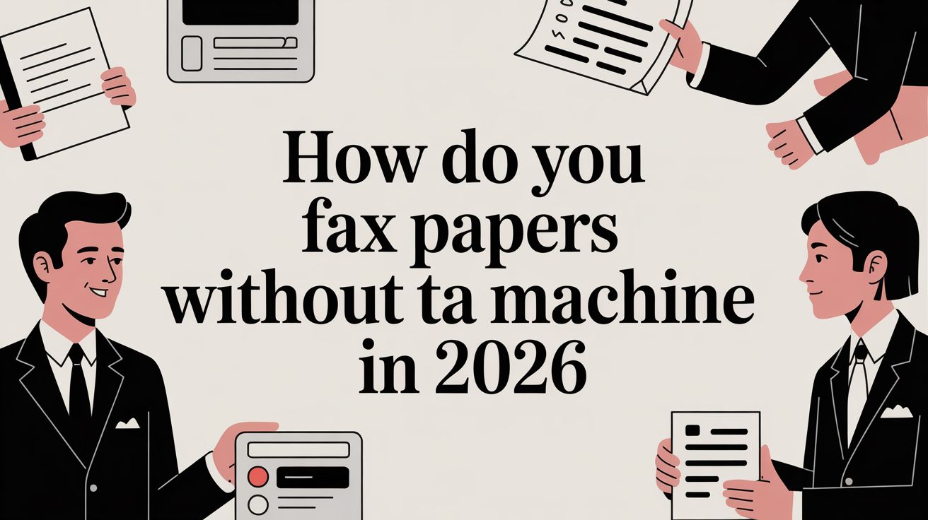 How Do You Fax Papers Without a Machine in 2026