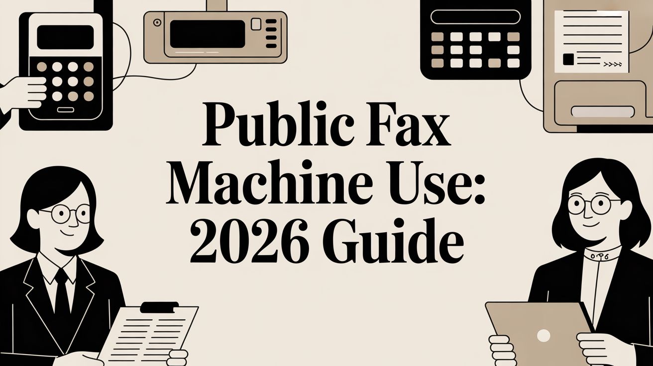 Public Fax Machine Use: 2026 Guide