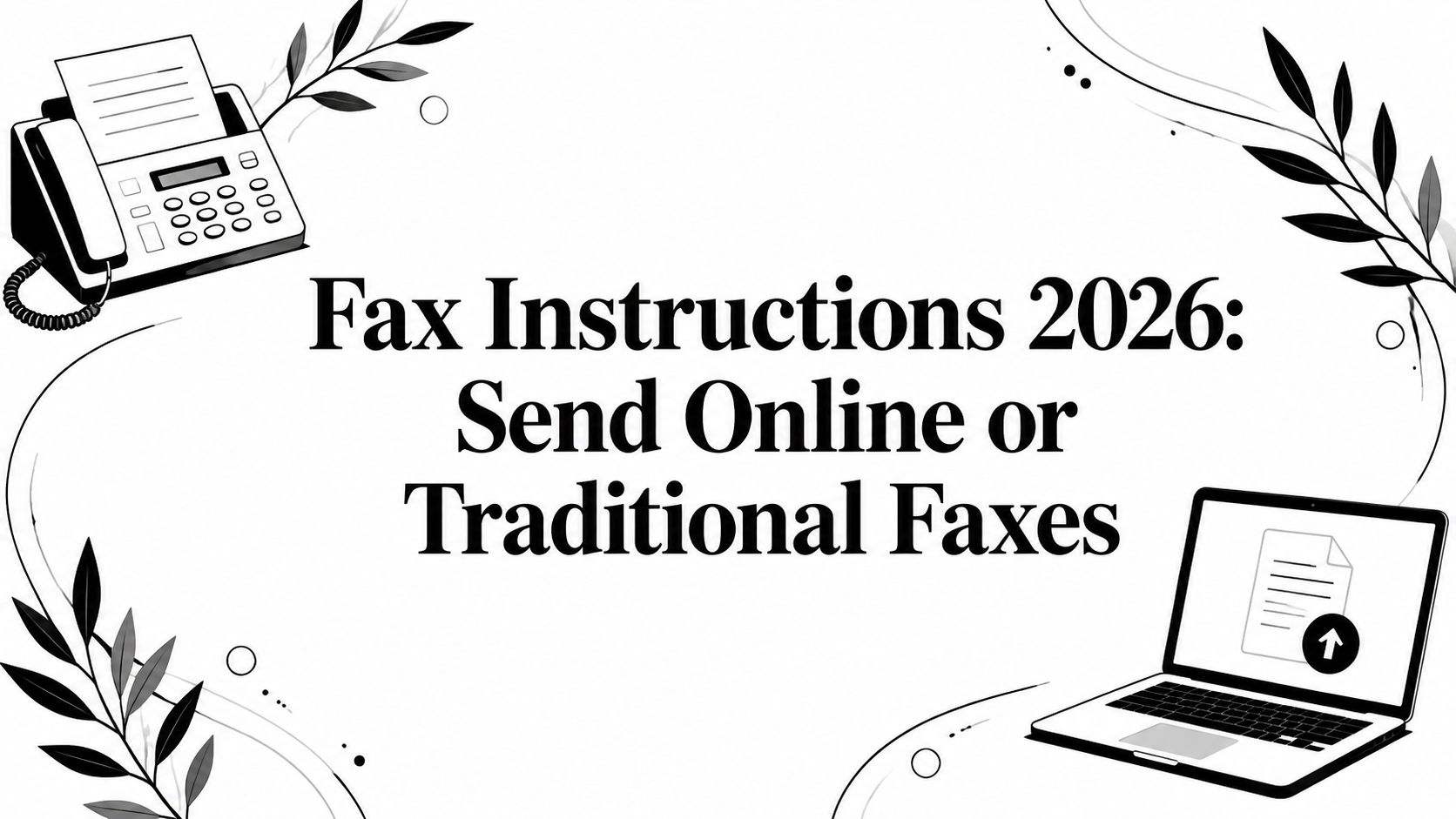 Fax Instructions 2026: Send Online or Traditional Faxes