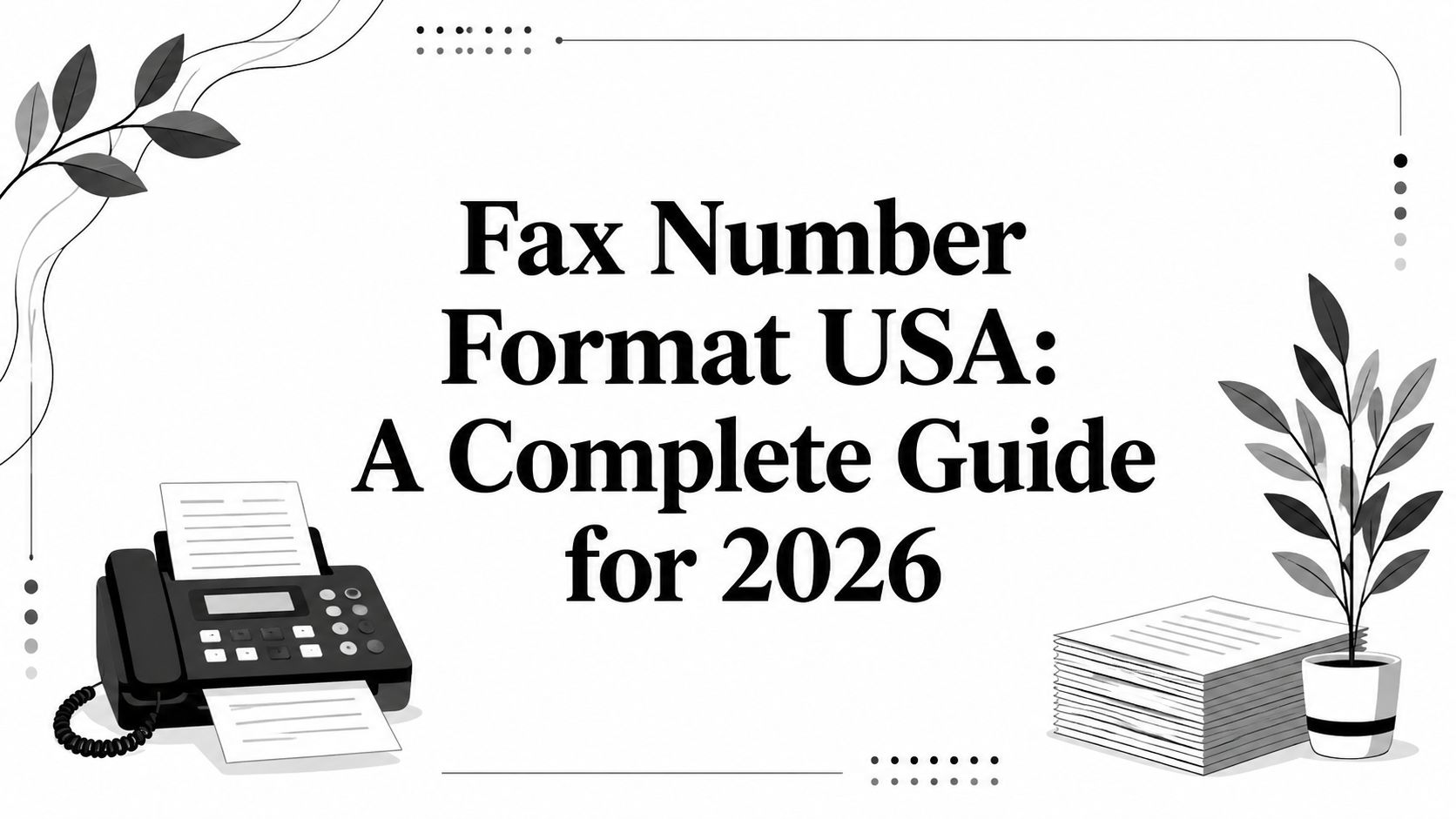 Fax Number Format USA: A Complete Guide for 2026