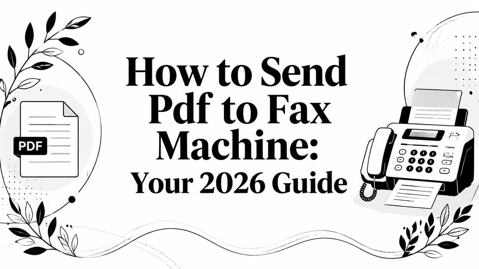 How to Send Pdf to Fax Machine: Your 2026 Guide