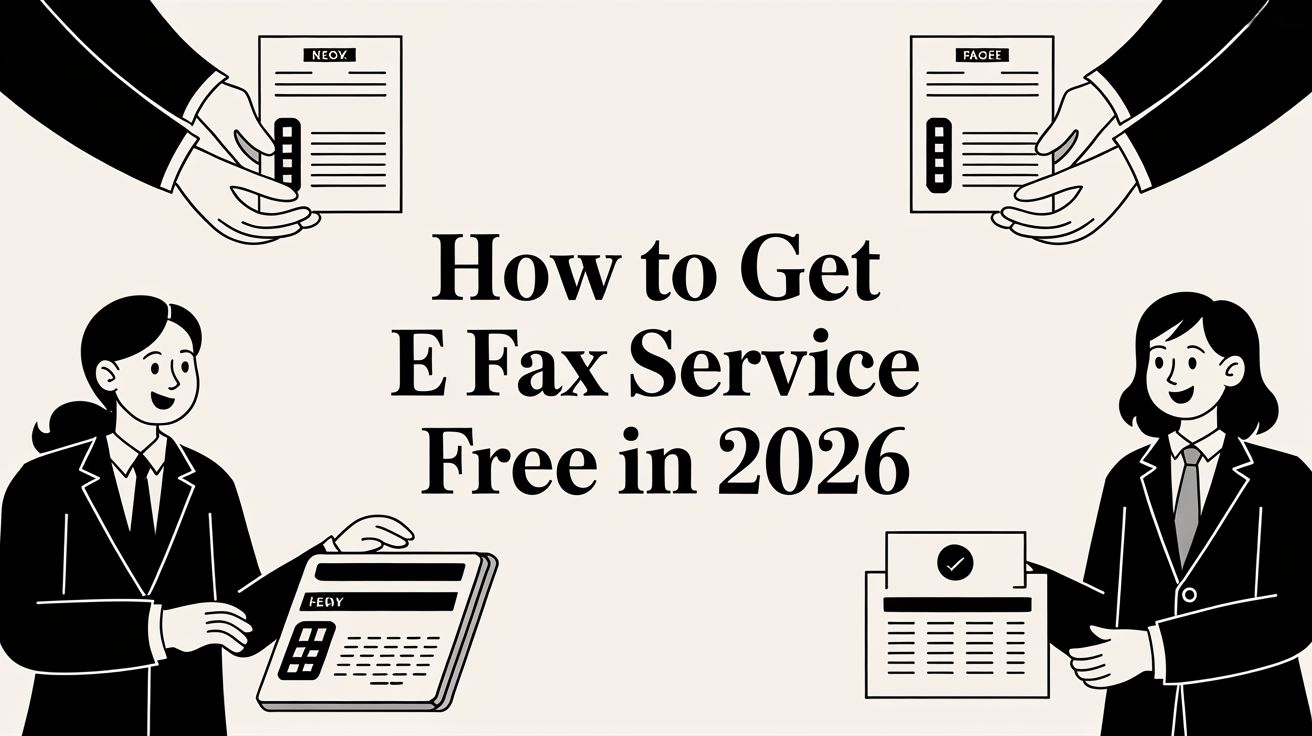 How to Get E Fax Service Free in 2026