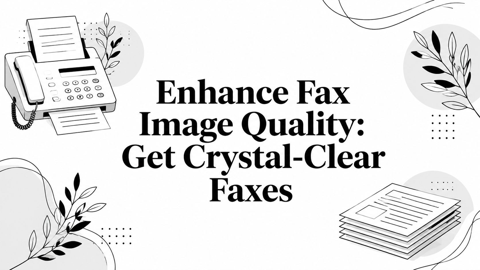 Enhance Fax Image Quality: Get Crystal-Clear Faxes