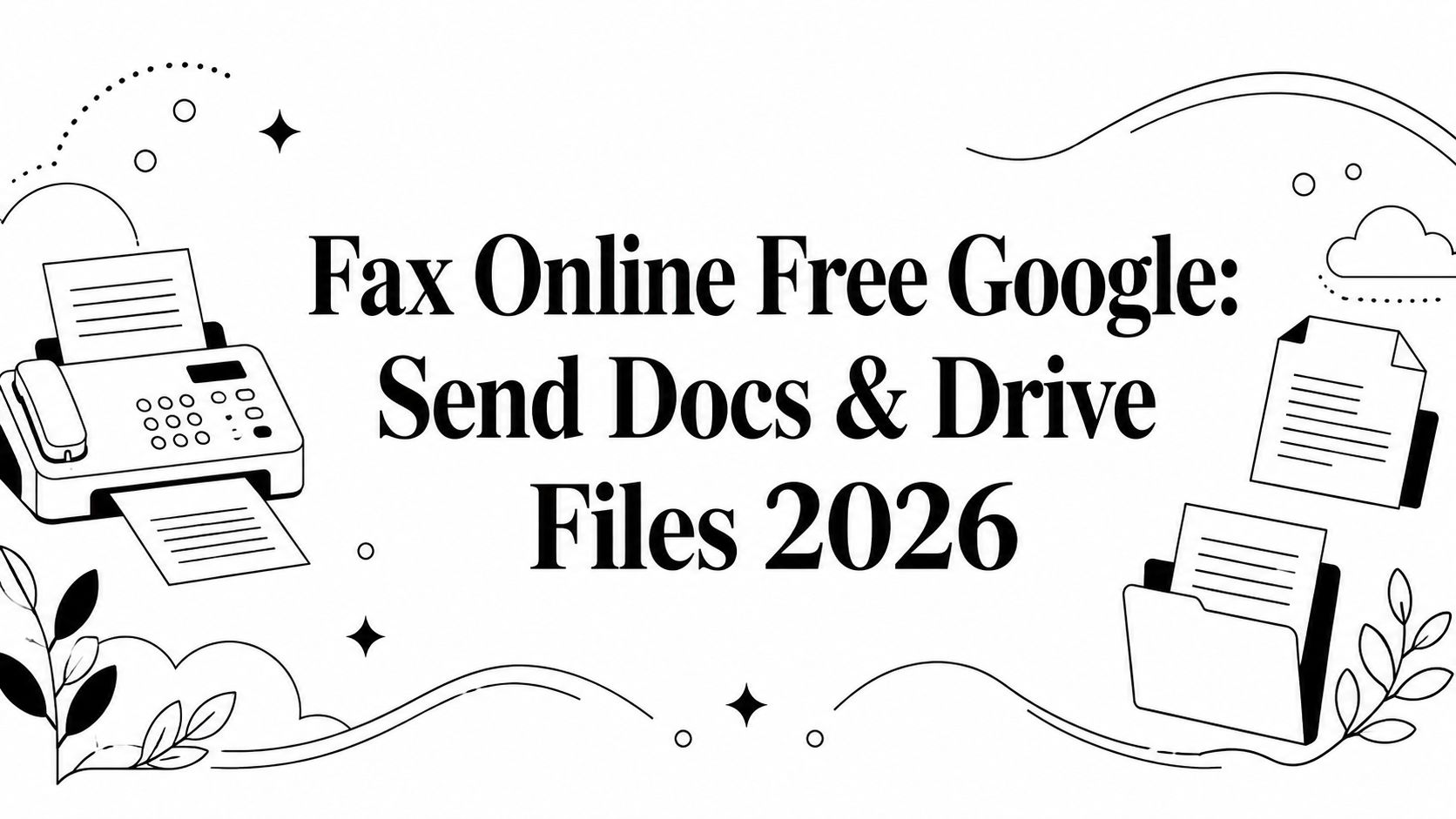Fax Online Free Google: Send Docs & Drive Files 2026