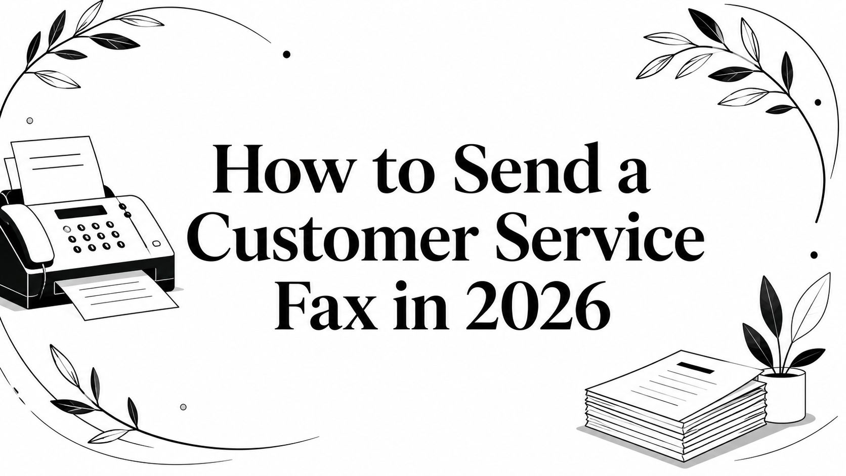 How to Send a Customer Service Fax in 2026