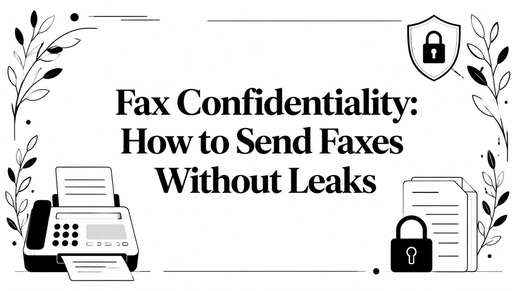Fax Confidentiality: How to Send Faxes Without Leaks