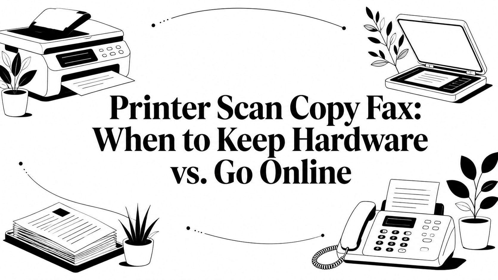 Printer Scan Copy Fax: When to Keep Hardware vs. Go Online