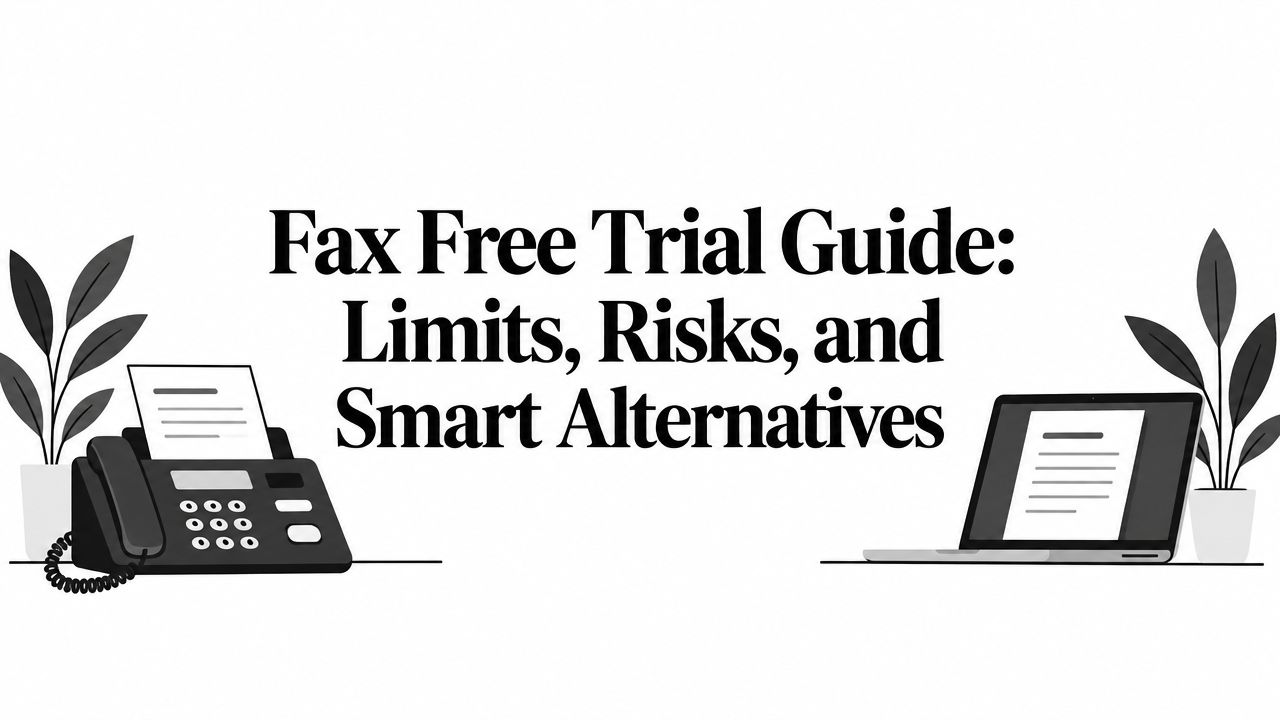 Fax Free Trial Guide: Limits, Risks, and Smart Alternatives