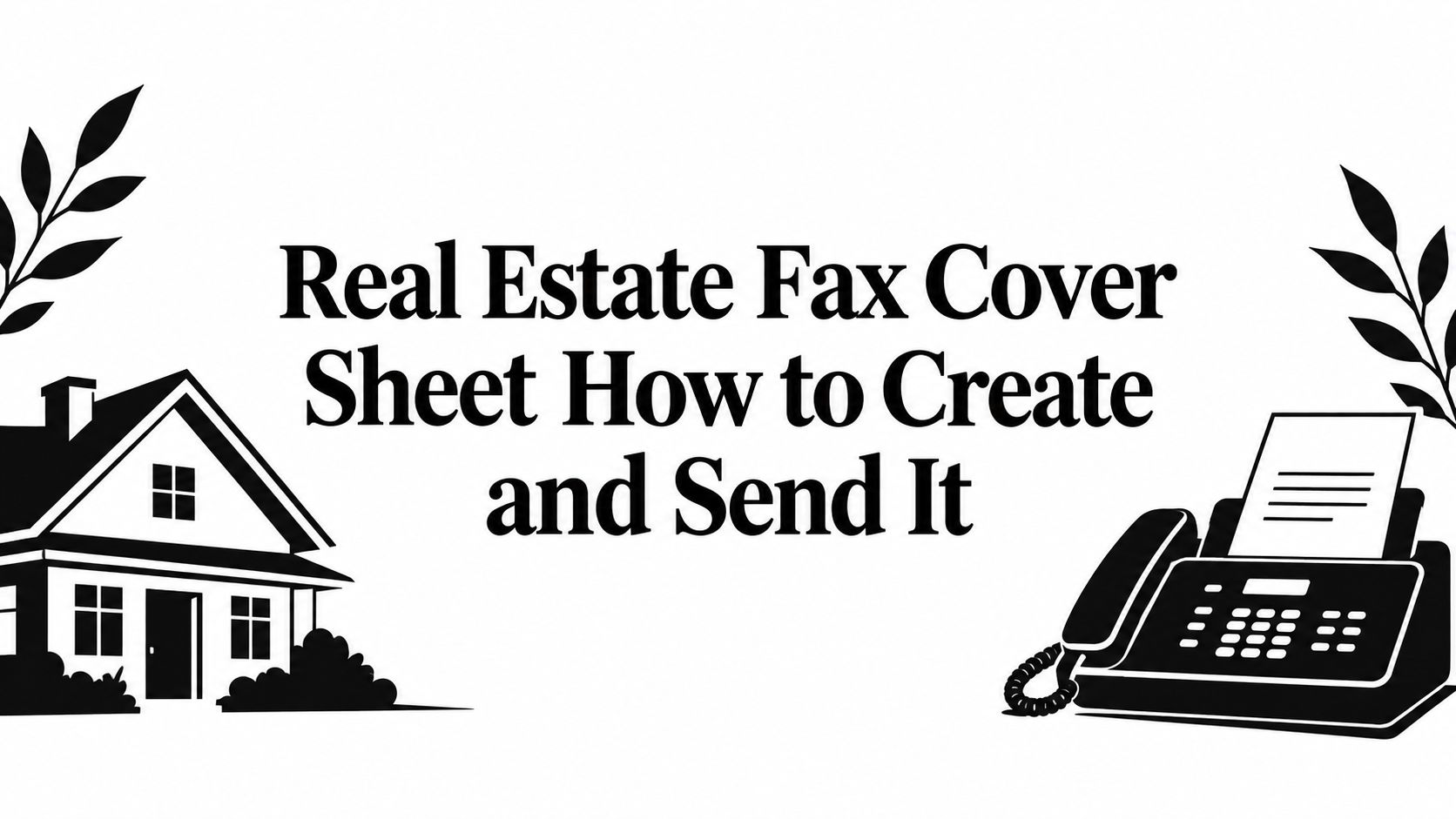 Real Estate Fax Cover Sheet How to Create and Send It